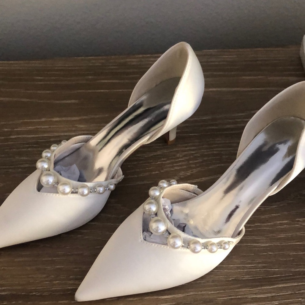Womens Pumps Kitten Stiletto slip on